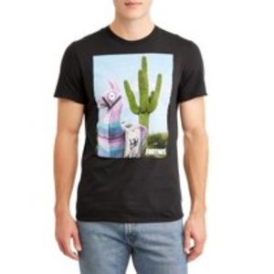 Men's Fortnite Llama Loot Tee Black 2xl NWOT